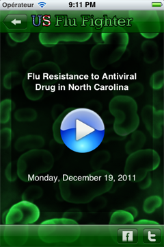 Regular podcasts on flu-related issues.